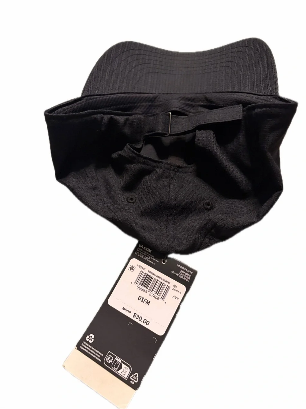 Under Armour Women’s Black Logo Baseball Cap ISO-Chill